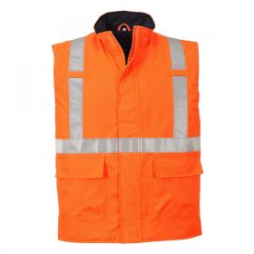   Vestă antistatică ignifugă Bizflame Rain Hi-Vis S776 PORTWEST Culoare: portocaliu, Mărime: 2XL