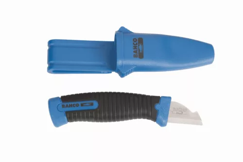 Cuțit de dezizolat cabluri BAHCO, cu husă 150 mm