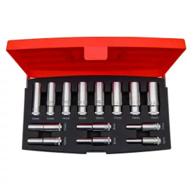 Set chei tubulare BAHCO cu lungimea de 3/8", 14 buc.
