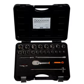 Set chei tubulare BAHCO 1/2", 25 bucăți