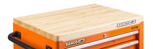 Acoperiș din lemn de castan BAHCO de 26" pentru cărucior de scule 1470K, 674x497x40mm