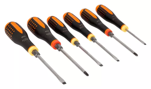 BAHCO ERGO™ Üthető csavarhúzó készlet, lapos-PH (6 részes)