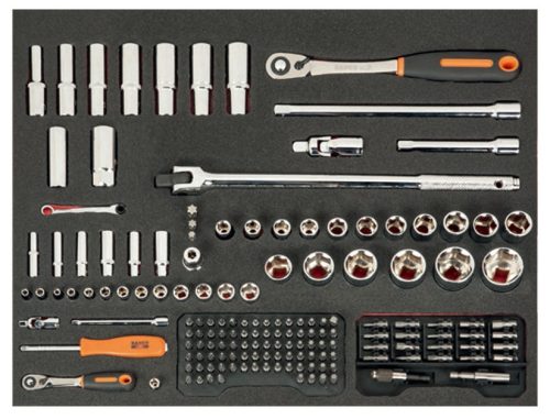 Cărucior de scule BAHCO cu 6 sertare și capacitate de 214 piese