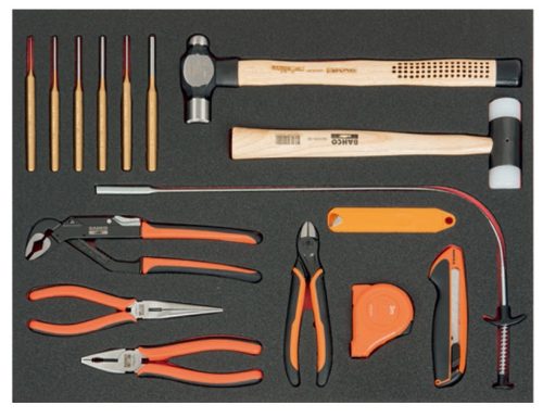 Cărucior de scule BAHCO cu 6 sertare și capacitate de 214 piese