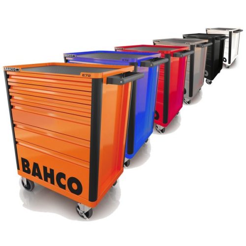 Cărucior scule gol BAHCO 72 line cu 6 sertare (RAL-2009) portocaliu