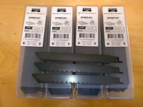 Lamă de tăiat paleți BAHCO, Sandflex® Bi-metal, 190 mm, 10/14 nevopsită (100 buc.)