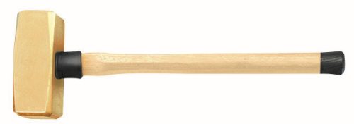 BAHCO Szikramentes kőtörő kalapács, fa markolattal, Alumínium-Bronz,  3 kg