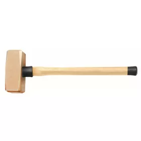   Ciocan de spargere a pietrelor BAHCO, fără scântei, mâner din lemn, beriliu-cupru, 2 kg