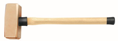 BAHCO Szikramentes kőtörő kalapács, fa markolattal, Berillium-Réz,  2,5 kg