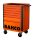 Cărucior scule gol cu 8 sertare BAHCO E72 line (RAL-2009) portocaliu