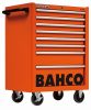 Cărucior scule gol BAHCO C75 cu 8 sertare (RAL-2009) portocaliu