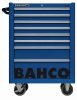 Cărucior scule gol BAHCO C75 cu 8 sertare (RAL-5002) albastru