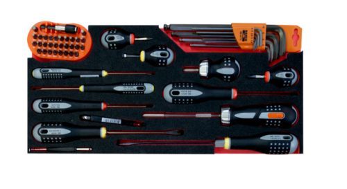 Cutie metalică de scule BAHCO cu 146 de piese