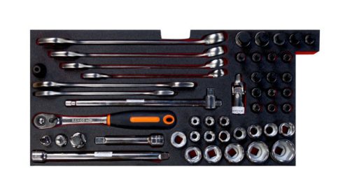 Cutie metalică de scule BAHCO cu 146 de piese
