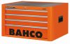 BAHCO C85 4 fiókos üres felsőszekrény (RAL-2009) narancssárga