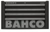 BAHCO C85 4 fiókos üres felsőszekrény (RAL-9005) fekete