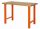 Masă de atelier BAHCO cu blat de lucru din lemn 1500x750x1040 mm
