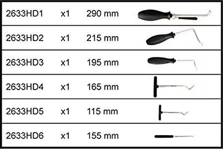 BAHCO Tömítés és lágy tömlő kiszedő klt pótlás 1