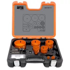   Set de tăietoare circulare bimetalice BAHCO Sandflex®, 16-92 mm (9 bucăți)