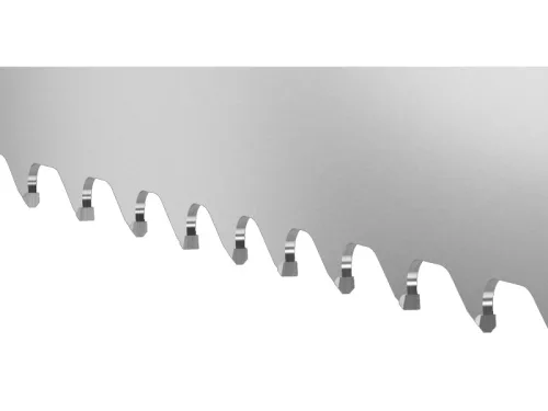 4380 mmx34-1.1-TCZ-3/4, Pânză de fierăstrău cu bandă din carbură BAHCO 3860-TCZ - desfășurată, Pânză de fierăstrău cu bandă cu dinți din carbură