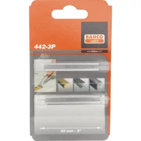   Set de lame de rezervă BAHCO pentru raclete de vopsea 650 și 440, cu muchie dublă, 50 mm