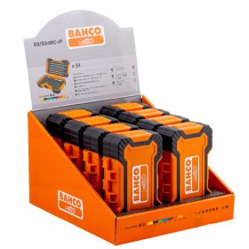 Set biți BAHCO (54 piese) - afișaj