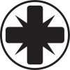 BAHCO 1/4" Extra kemény torziós bit 25mm, PZ2, bliszteres csomagolás, 2 bit/csomag