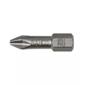   BAHCO Rozsdamentes acél bit PH3 csavarokhoz, 25mm, 10bit/csomag