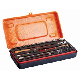   Set chei tubulare BAHCO de 1/4" cu mâner în T, 29 de piese