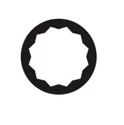 Set chei tubulare prelungite BAHCO de 1/2", bi-hexagonale, 6 piese (10-22 mm)