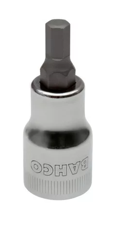 Set chei tubulare BAHCO de 1/2" pe șină, hexagonale, 8 bucăți