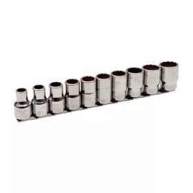   Set chei tubulare BAHCO de 1/2", bihexagonale, 10 bucăți (10-22 mm)