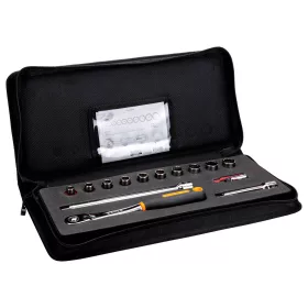   Set chei tubulare BAHCO 1/2", 14 bucăți în geantă textilă