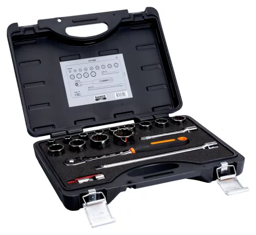 BAHCO Set chei tubulare 1/2", AF, 17 buc