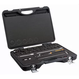   Set chei tubulare BAHCO, 1/2", 25 bucăți în geantă textilă