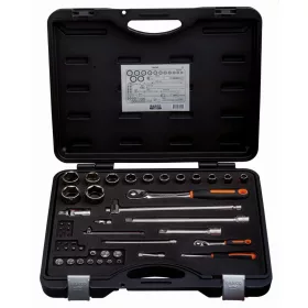   Set chei tubulare BAHCO, 1/2" și 1/4", 47 de piese
