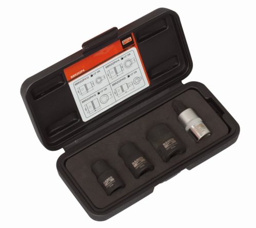 BAHCO Erősített dugókulcsfej 1/2"-os SW10x55 5-szög fékhez