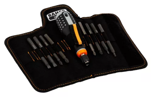 BAHCO ERGO™ Cserélhető pengés csavarhúzó készlet, lapos-PH-PZ-TORX ® (8 részes)