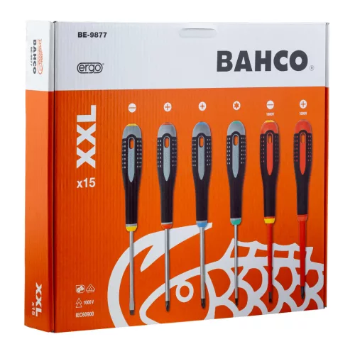 BAHCO ERGO™ csavarhúzó készlet (15 részes)