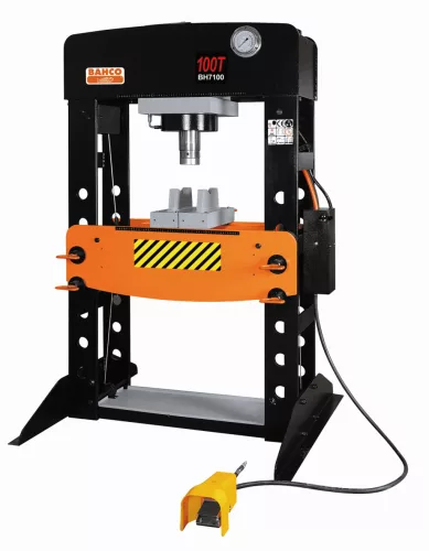 Presă hidropneumatică BAHCO cu suport, 100 tone