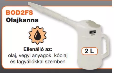 Recipient ulei BAHCO cu cioc flexibil, 2L