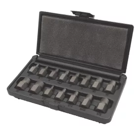 BAHCO Törtcsavar kiszedő készlet 3-14mm-ig 15 részes