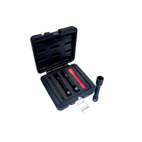   Set BAHCO pentru apărătoarele de roți și extractoare de șuruburi deteriorate 1/2" 17-19-21x150 mm