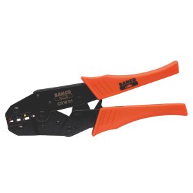   BAHCO Racsnis krimpelő fogó szigetelt csatlakozókhoz, 0,5-6 mm2