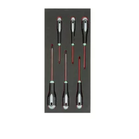   BAHCO 1/3 Szerszámszivacs modul, ERGO™ csavarhúzó TORX®, 6 részes