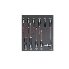   BAHCO 2/3 Szerszámszivacs modul, csavarhúzó Lapos+PH, 11 részes
