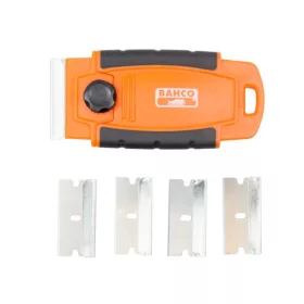   BAHCO Ablakkaparó kétkomponensű markolattal, 4 tartalék pengével