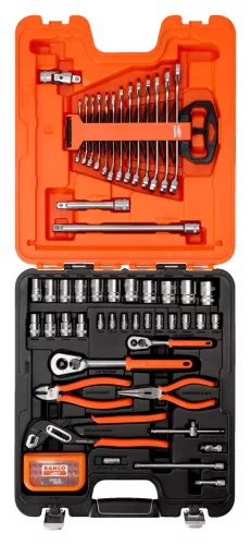 Set chei tubulare BAHCO 1/2" și 1/4", 81 bucăți