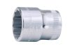 Cheie tubulară BAHCO de 3/8", bi-hexagonală, pereți subțiri, 17 mm