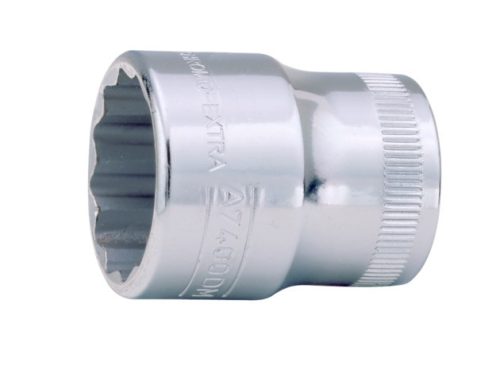 Cheie tubulară BAHCO de 3/8", bi-hexagonală, pereți subțiri, 17 mm